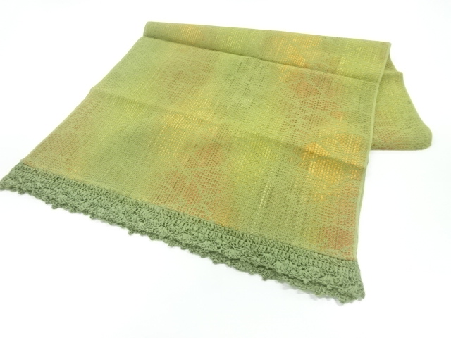 リボン織抽象模様ショール